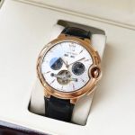 Ballon Bleu De Cartier 2824 Movement 44*12mm White/Brown/Green Face Watch
